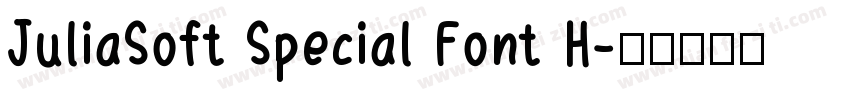 JuliaSoft Special Font H字体转换